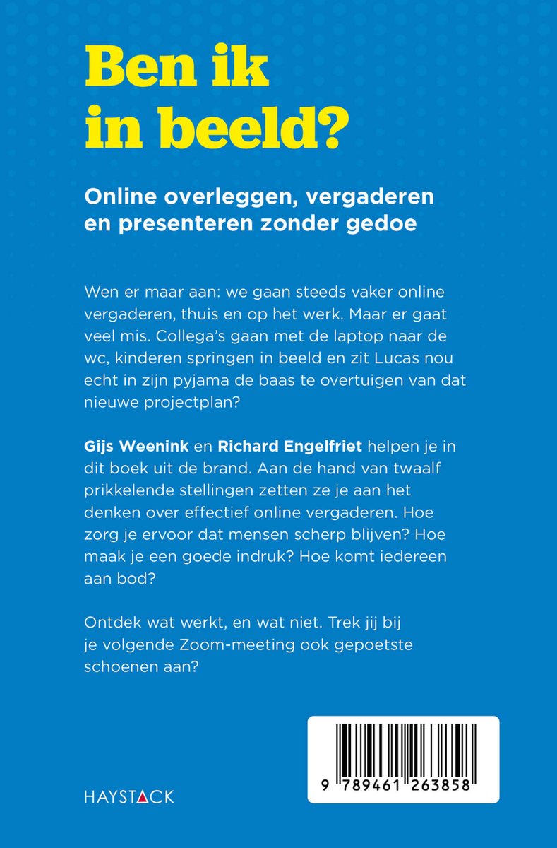 Ben ik in beeld? - back cover