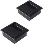 10 stks ronde plastic computer bureau kabeldoorvoer gat cover 50mm zwart kopen? | Korting tot 5
