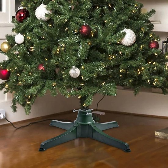 Support Rotatif à 360° Pour Sapin De Noël, Support électrique Réglable