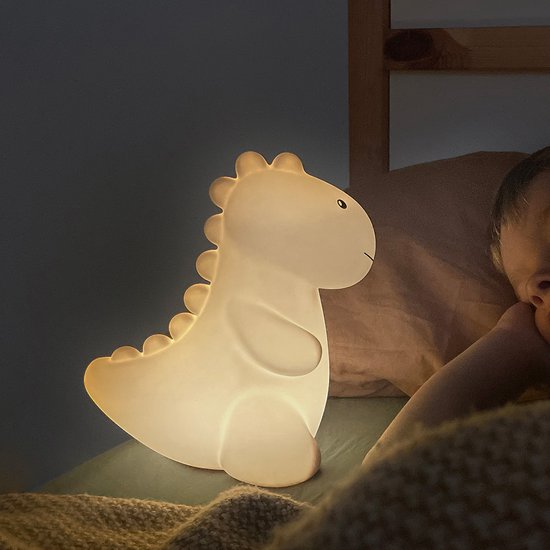 Atelier Pierre Jéroom Dino nachtlamp H20cm sand van Atelier Pierre — afbeelding 4
