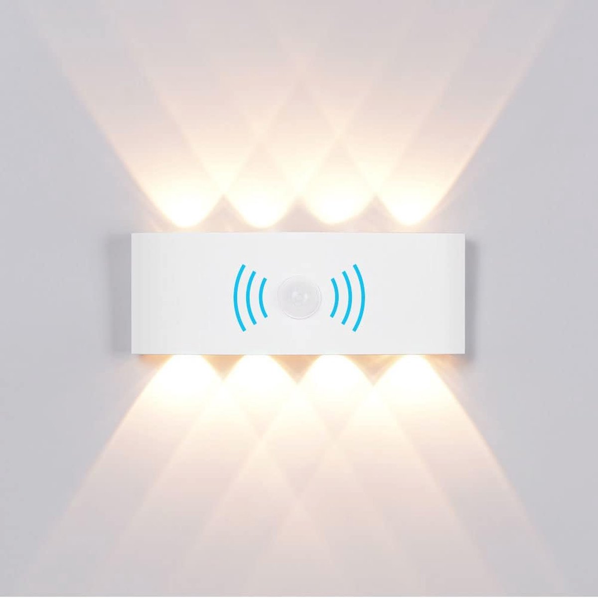 Moderne LED Buitenlamp met Bewegingssensor voor Terras, Tuin en Gang - 8W IP65 Waterdicht