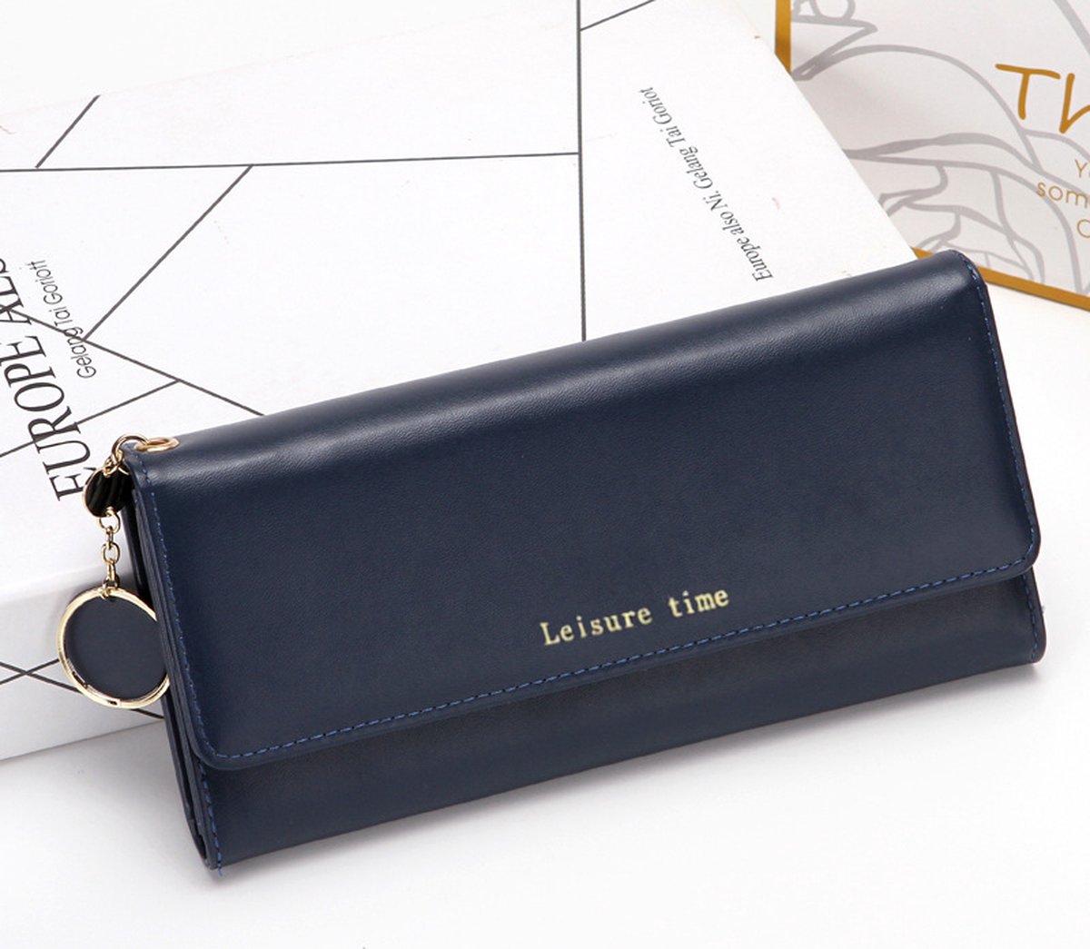 Portemonnee Dames, Portemonnee, Portemonnees, Portefeuille Dames, Dames Pasjes Houder, Card Holder Wallet, Portefeuille, Portefeuille Dames Met Kaarthouders, Creditcardhouder, Pasjeshouder Vrouwen, Moederdag, Valentijnsdag, Verjaardag, MARİNEBLAUW
