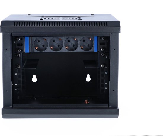DSIT DSIT | 42U serverkast ongemonteerd met glazen deur 600x800x2000mm (BxDxH) - B.V