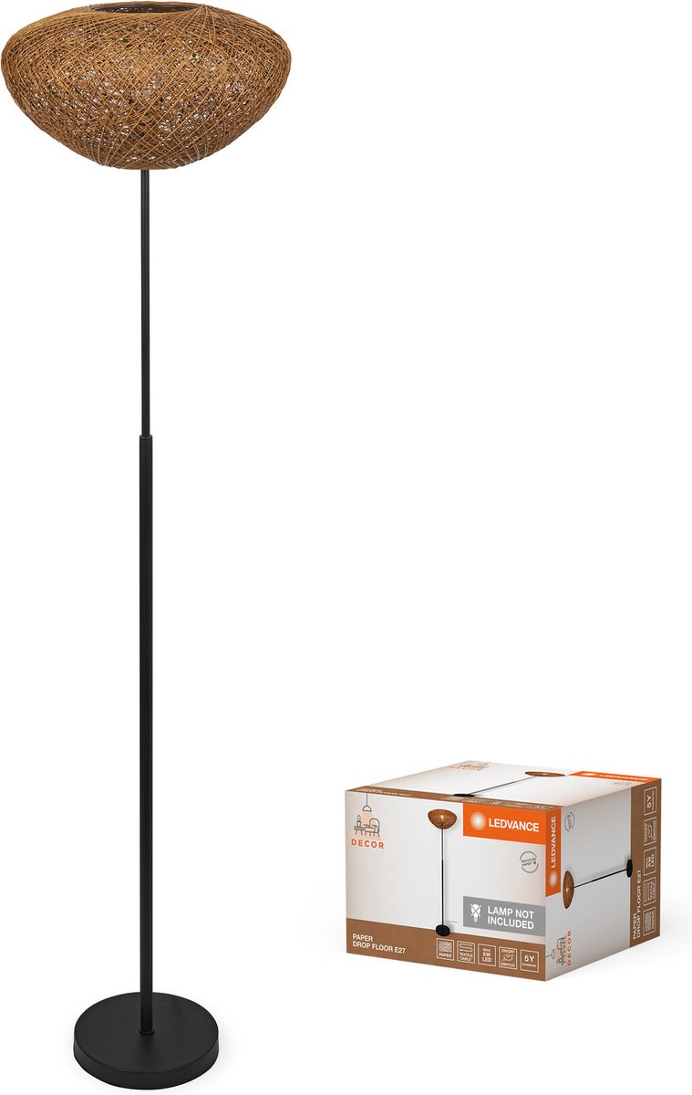 LEDVANCE Decor Paper Drop Vloerlamp 1XE27 Beige