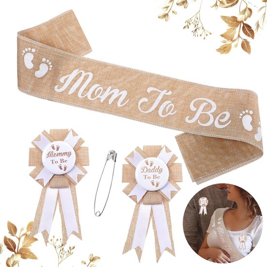 Sjerp met de tekst Grandma to Be roze - babyshower - genderreveal