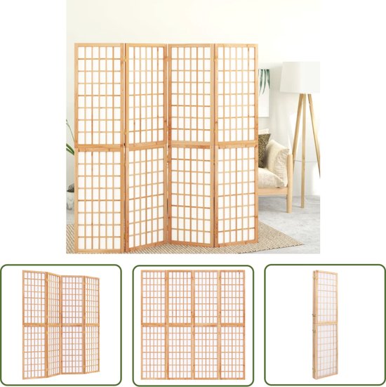 Homestyle4u 440, Houten 6 Comité Zaal Verdeler Wit Die Scherm Beweegbare Verdeling Shoji Document Vouwen 656785527