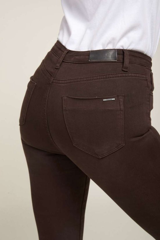 Pantalon Toxik3 taille haute marron foncé