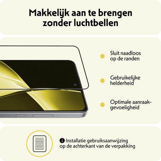 Protecteur d'écran adapté pour OnePlus Nord CE 4 Lite Film de protection d'écran en Glas à couverture complète - Protecteur d'écran adapté pour OnePlus Nord CE4 Lite Protecteur d'écran à couverture complète