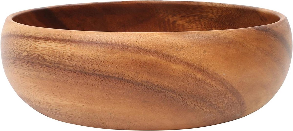 Grote Ronde Acaciahouten Slakom - Housewares Kora