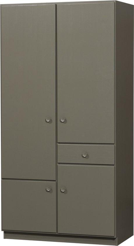 WOOOD Alfie Kledingkast Smal 107 cm - Grenen - Forest