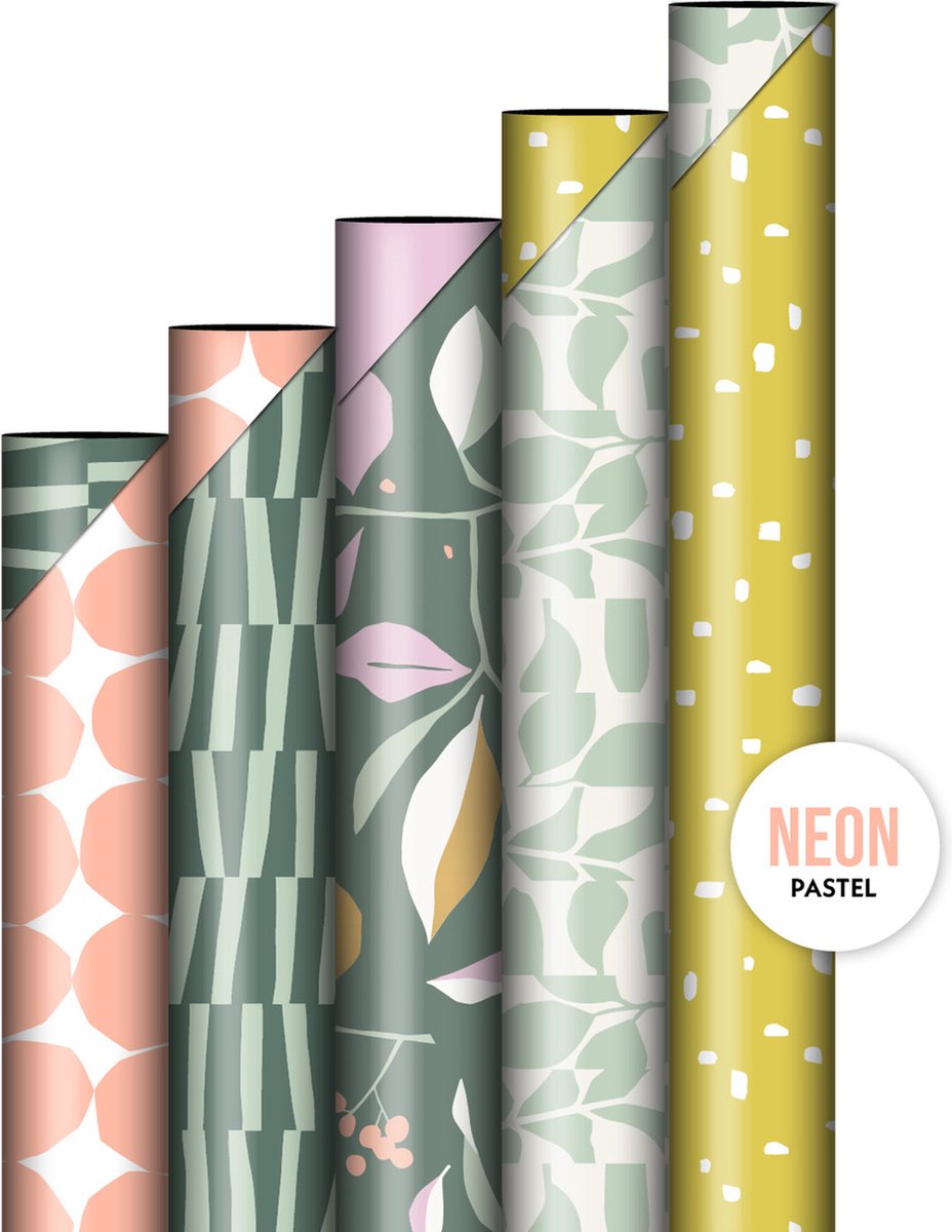 Rollen cadeaupapier FALL colorful