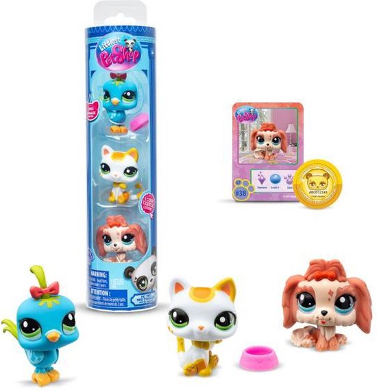 Littlest Pet Shop - Speelfiguur – 1 verpakking geleverd, model kan variëren van Bandai Namco — afbeelding 2