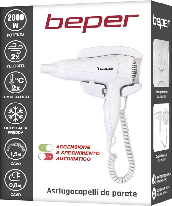 Adler AD 2252 - Haardroger voor hotel en zwembad - 1600W