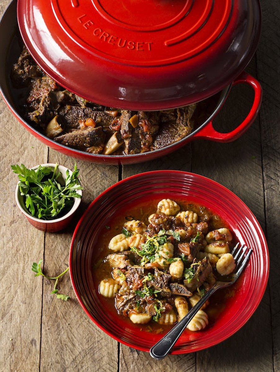 Le Creuset Diep Bord Kersenrood ø 22 cm