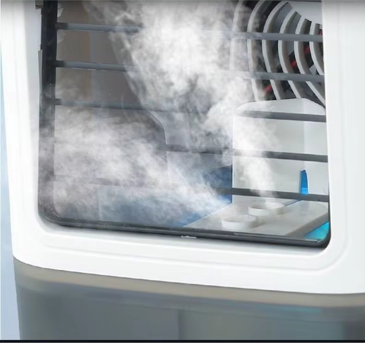 Portable Airco - Aircooler - Mini Airco - Airco Zonder Afvoerslang - Met Verlichting - Met Inbouw IJs Element - Ventilator - Energiezuinig - Draagbare Luchtkoeler - Mobiele Airco- 900ML – foto 7