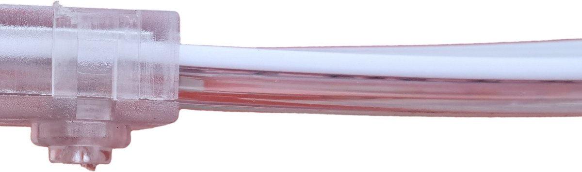 Lichtslang plat daglichtwit - 6500K - 3 meter | 230V AC - 120 LED's/m | sproeidicht IP65