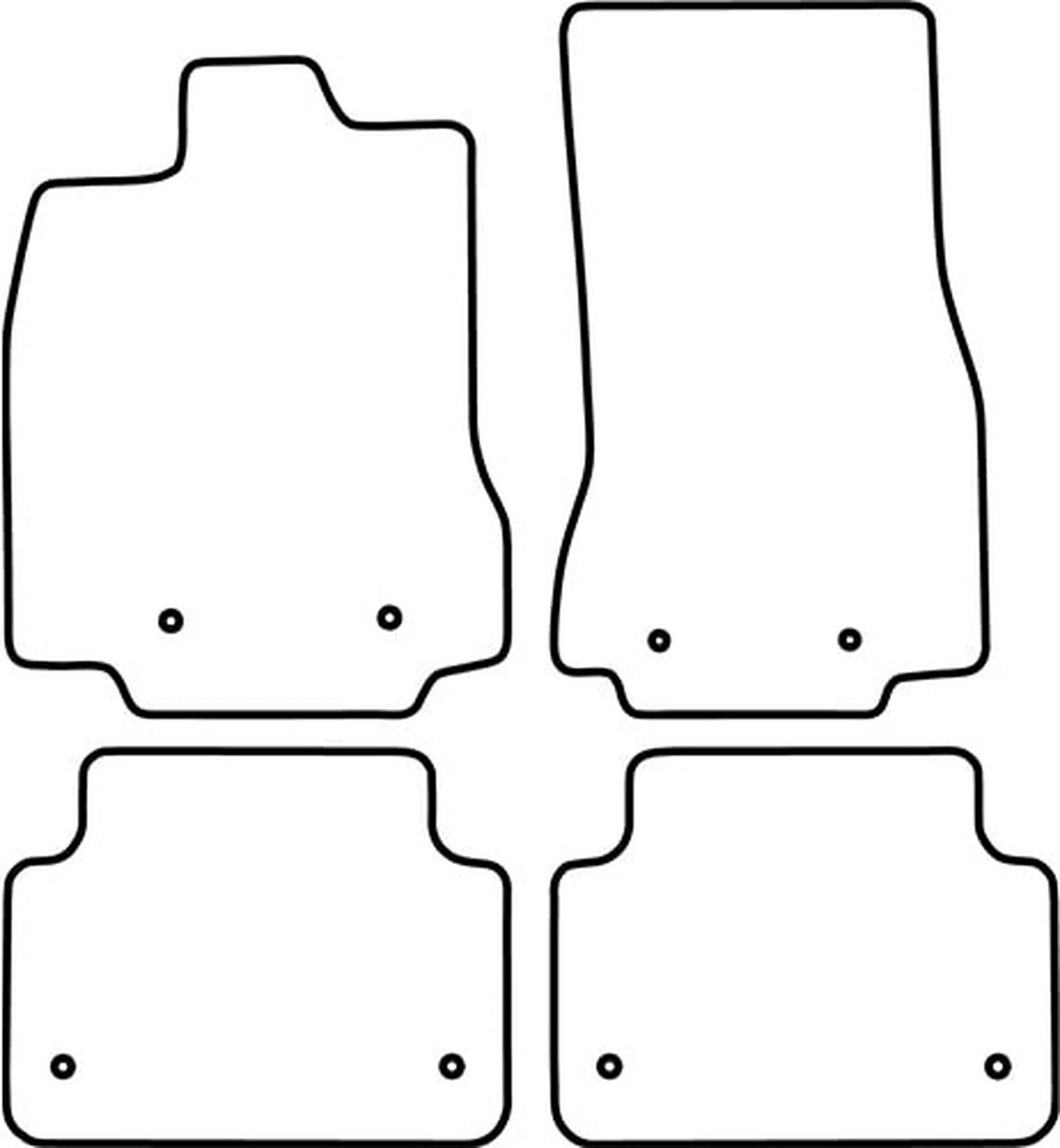 Automatten | Mattenset Jaguar XF - 2012 - 2020