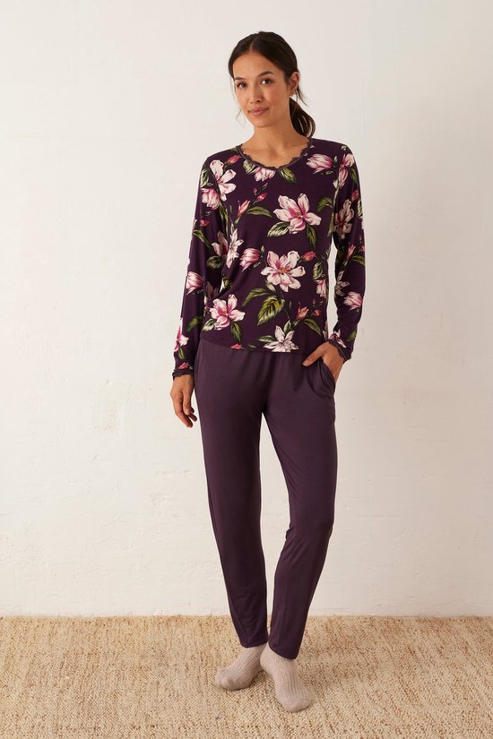 Promise - Vivaldi Pyjama Set - maat L - Paars