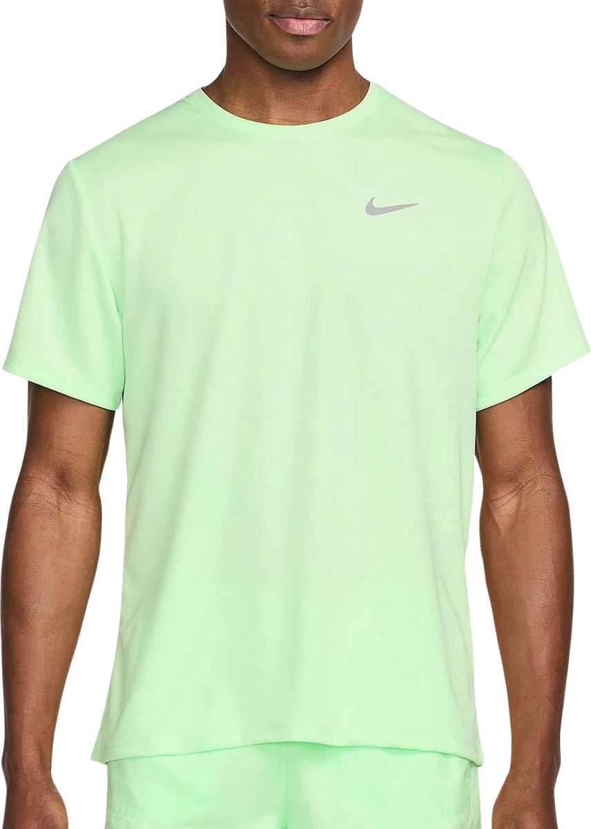 Nike Dri-FIT UV Miler Shirt Heren Lichtgroen