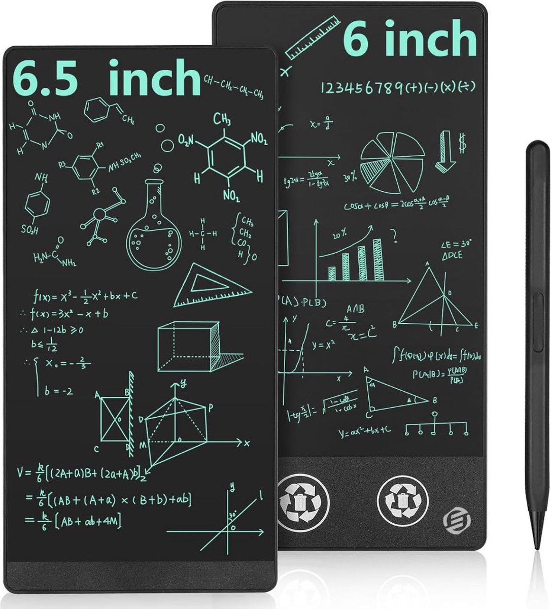 Equivera Digitaal Notitieblok - Paper Tablet - Schrijf Tablet - Digitaal Schrijven - Notitie Tablet - Digitaal Kladblok - Grafische Tablet