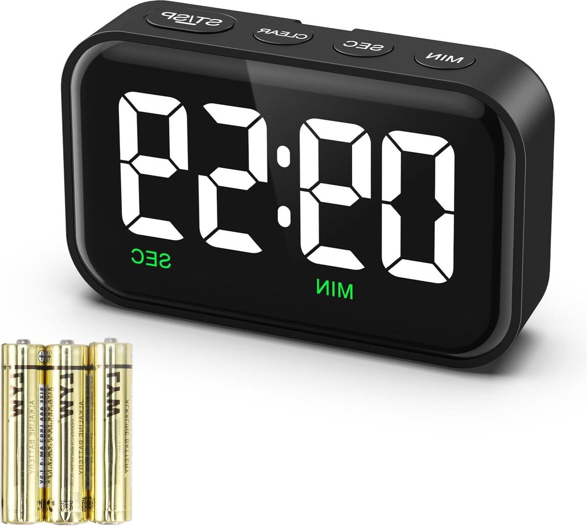 Digitale Kookwekker Grote 3.5 Inch Magnetische LED Countdown Timer met Alarm Keukentimer voor Koken Studeren Fitness Bakken
