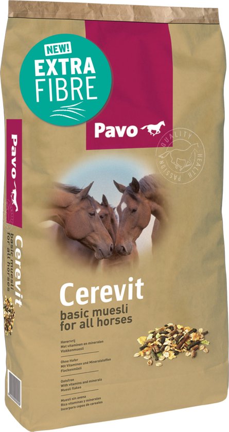 Pavo Cerevit - Paardenvoer - 15 kg