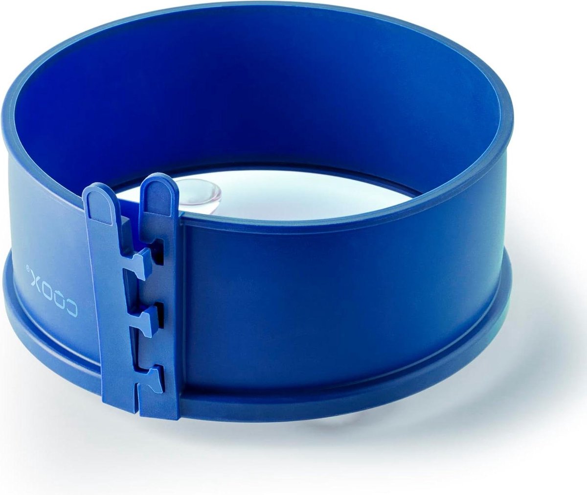 coox Springvorm met porseleinen bodem, diameter 26 cm, in blauw, bak en direct op de porseleinen plaat serveren en snijden, geen omzetten nodig