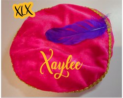 Bedrukte pieten muts, Pietenmuts met naam, Roze pieten muts, Kinderfeest, Cadeau, Pieten muts, Sinterklaasfeest, 5dec,