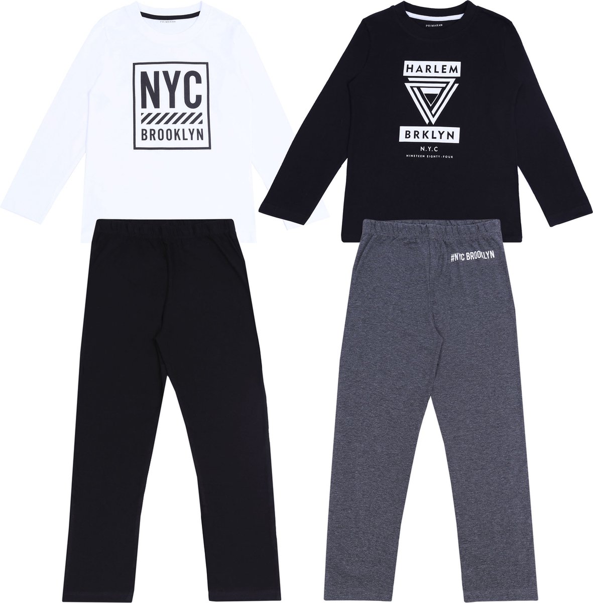 Zwarte Pyjama NYC