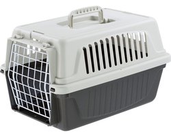 Ferplast Vervoersbox Atlas 5 - Kattenvervoersbox - Grijs - 28 x 41,5 x 24,5 cm
