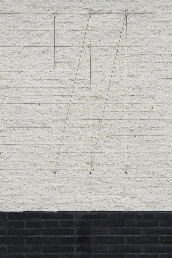 Nature - Spandraadsysteem voor klimplanten - 10m - verzinkte kabel - spandraad