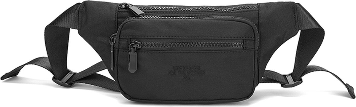 Gudika - Bumbag - Dames Tasje - Heren Tasje - Unisex - Telefoontasje - Heuptas - Heuptasjes - Dames Crossbodytas - Festival tasje - Zwart
