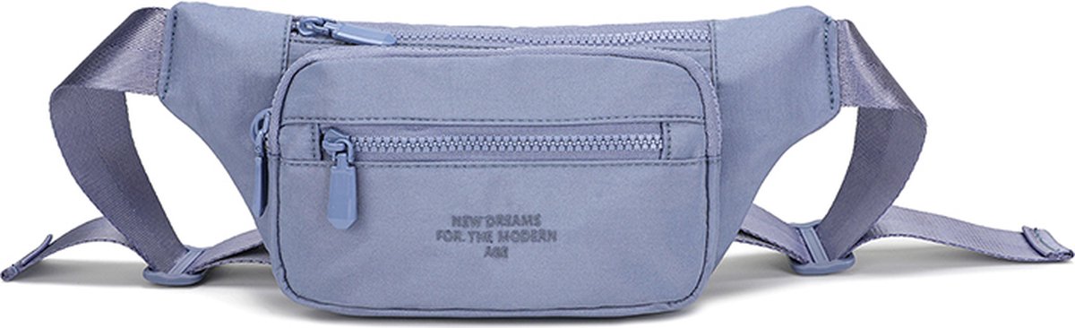 Gudika - Bumbag - Dames Tasje - Heren Tasje - Unisex - Telefoontasje - Heuptas - Heuptasjes - Dames Crossbodytas - Festival tasje - L. Blauw
