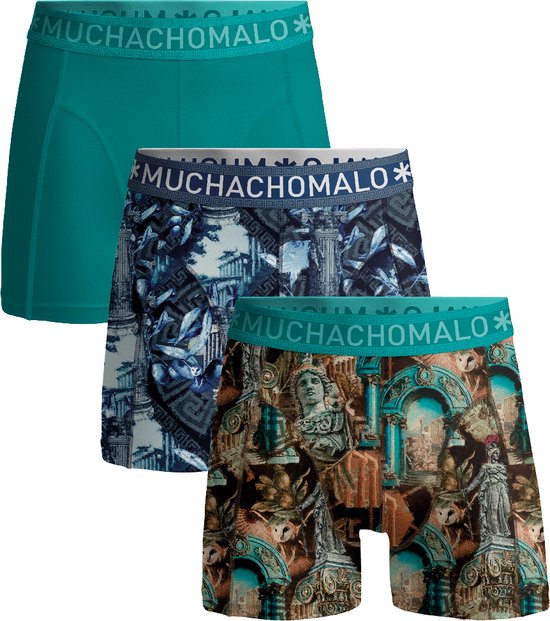 Luca David heren boxershorts 3-pack Olden Glory veelkleurig katoen onderbroek ondergoed, meerkleurig 10, XXL