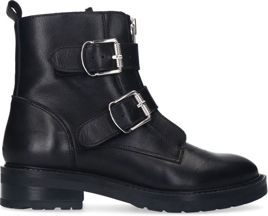 Manfield Enkellaarsjes Zwarte Enkellaarsjes Sale Manfield Dames