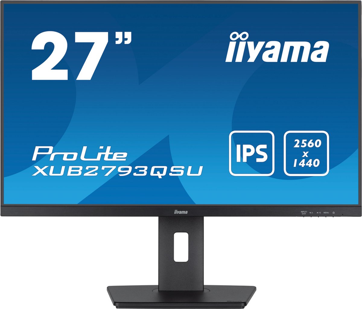iiyama ProLite XUB2793QSU-B7 ledmonitor 100Hz, HDMI, DisplayPort, USB, Audio, AMD FreeSync