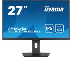iiyama ProLite XUB2793QSU-B7 - 27 inch - QHD - IPS - USB-Hub (2x) - Verstelbaar