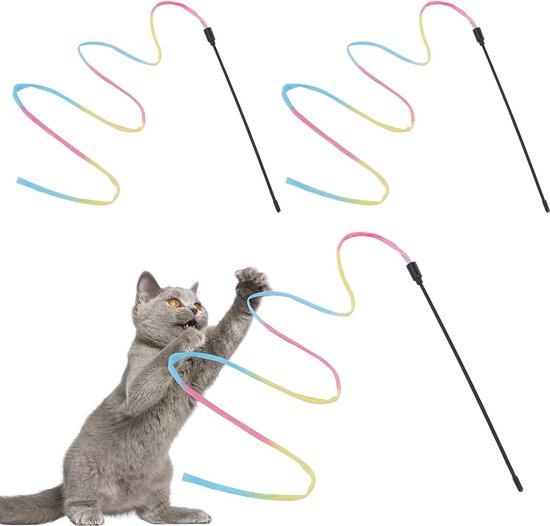 Kattenspeeltje veertjes met belletje inclusief zuignap op veer. • Kattenspeelgoed, Speelgoed • Trent Dierenvoer