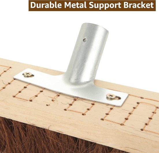 Stijve buitenbezem 30 cm - 3 stuks, perfecte reiniging voor tuin, patio en meer van Sorbo — afbeelding 4