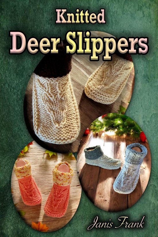 Knitted Deer Slippers - cover