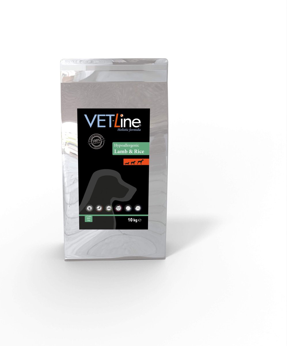 Chōmi Vetline - Lam en Rijst - 10 KG - Hypo Allergeen - 1-8 jaar - Voor de hond met een allergie - Graan intollerantie