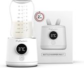 Bol.com Draagbare Flessenwarmer voor Onderweg - Oplaadbare Baby Flessenwarmer voor Borstvoeding en Water aanbieding