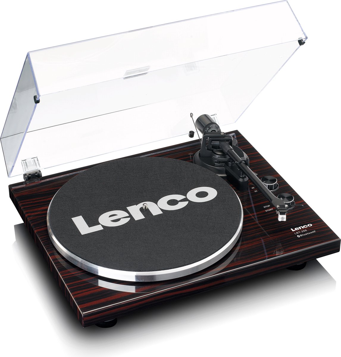 LENCO LBT-288WA - Platenspeler met Bluetooth® transmissie donkerbruin