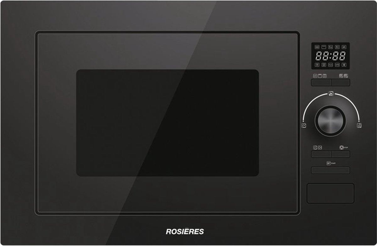 ROSIERES RMGV25RB Inbouwmagnetron - 25 L - 900 W - 6 ontwormingsniveaus - Wit