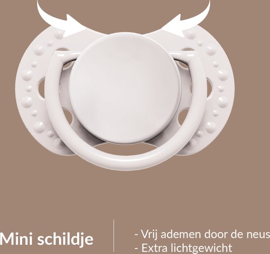 Difrax LOVI Dynamische Fopspeen - Newborn - Lichtblauw & Glow in the dark - 2 Stuks van Merkloos — afbeelding 3