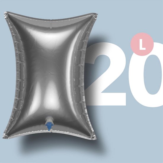 Opvouwbare Waterzak 20L - Ideale Wateropslag voor Camping en Noodvoorraad — afbeelding 2
