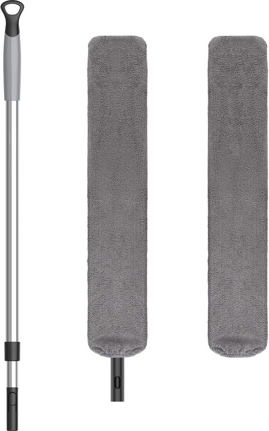 Plumeau met telescoopsteel lamswol