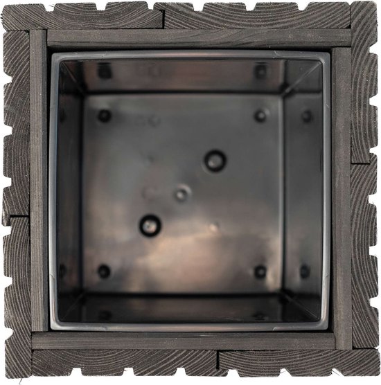 BOGATECO Bloembak van hout | Plantenbak | Bloempot 64 x 20 x 14,5 cm