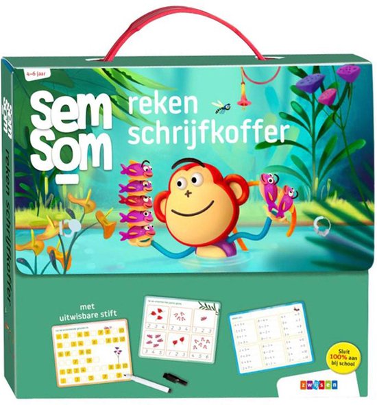 Foto: Semsom edutainment semsom reken schrijfkoffer