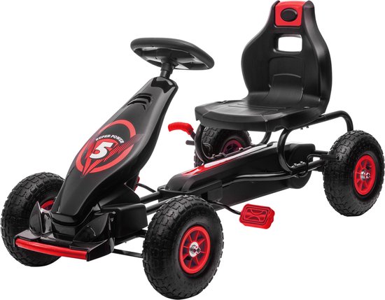 HOMCOM Go Kart avec échelle réglable Schalensitz 370-256V00